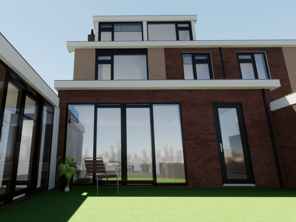 Bouwtekening uitbouw 2 bouwtekening uitbouw
