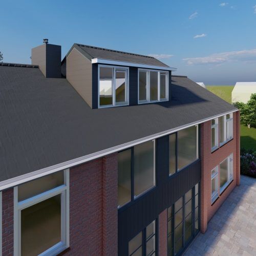 WB4U_nokverhoging_B Bouwtekening nokverhoging We Build 4 You