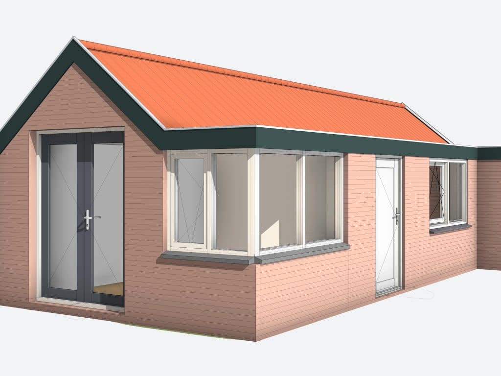 Bouwtekening garage 1 Bouwtekening garage