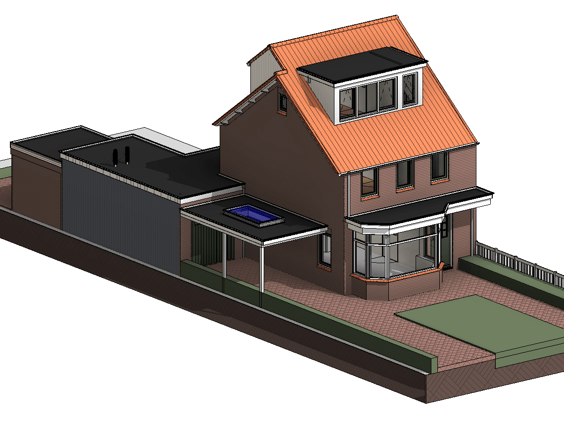 bouwtekening aanbouw 2 bouwtekening aanbouw