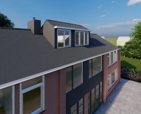 WB4U_nokverhoging_B Bouwtekening nokverhoging We Build 4 You