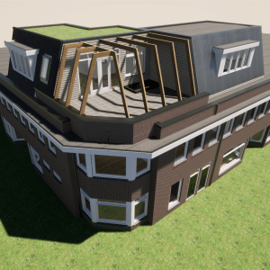 Bouwtekening dakopbouw