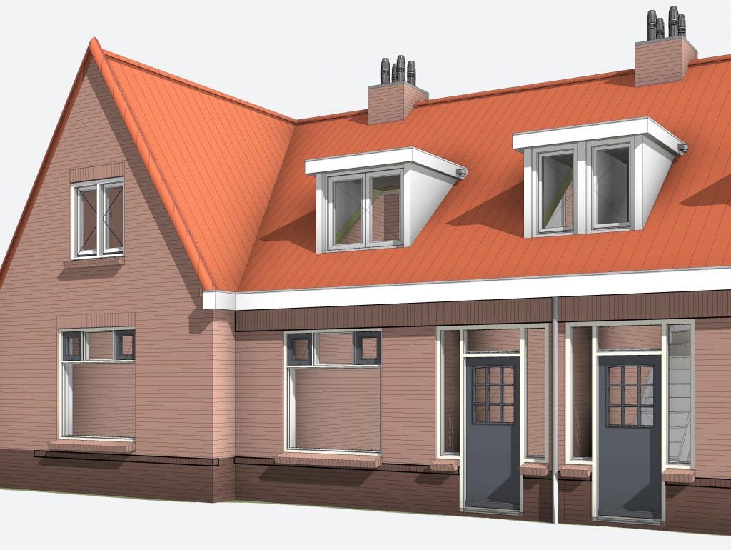Bouwaanvraagtekening dakkapel