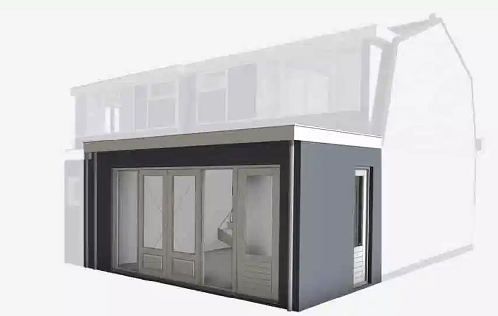Bouwtekening uitbouw | wb4u