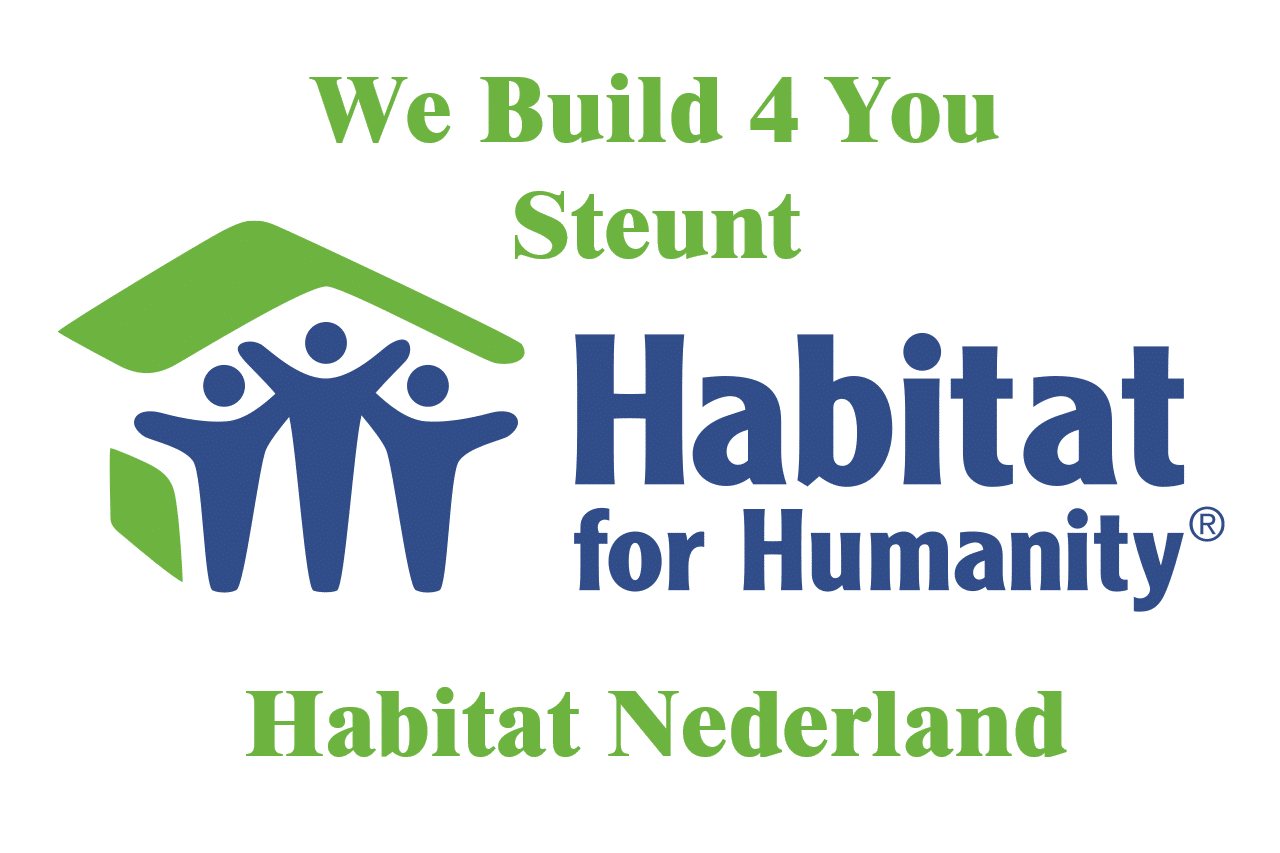We Build 4 You steunt Habitat for Humanity
